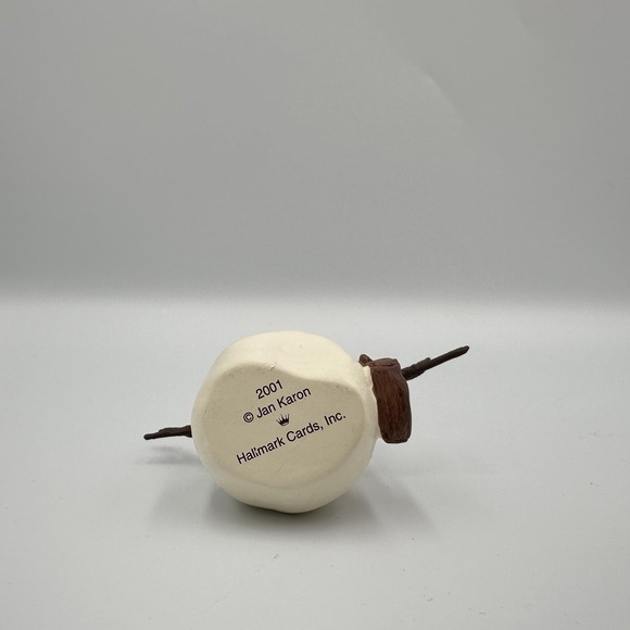 Hallmark 2001 Mitford Snowman Jubilee Christmas Ornament Set 4 Box Dated QX2825 - Picture 14 of 14